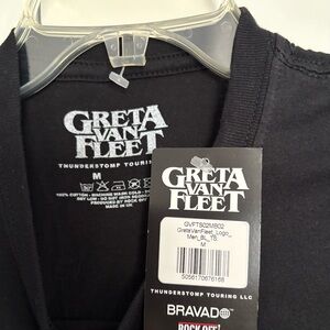Greta Van Fleet Black T-Shirt NWT